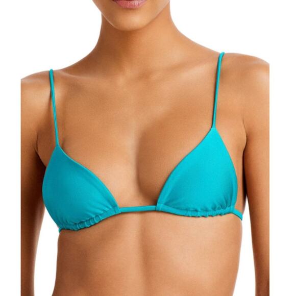 JADE swim Womens Via Slide Halter Bikini Swim Top sz XS - Picture 3 of 5